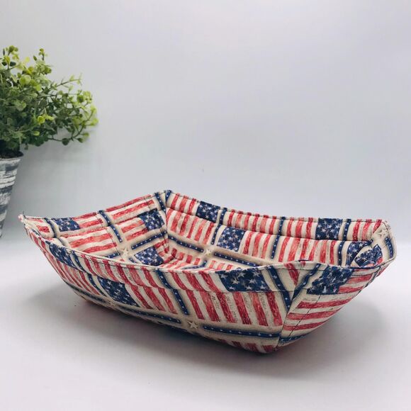 NEW! Microwave Takeout Container Cozy!  Cozy For Takeout Americana Print - Picture 5 of 7
